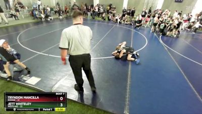 100 lbs Semis & 1st Wrestleback (8 Team) - Jett Whiteley, Westlake vs Tryndon Mancilla, Ravage