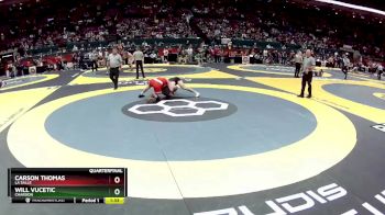 D1-175 lbs Quarterfinal - Will Vucetic, Chardon vs Carson Thomas, La Salle