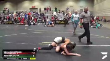 100 lbs Round 4 (6 Team) - Colt Goodman, Indiana Outlaws vs Ty Valenzuela, Untouchables Black