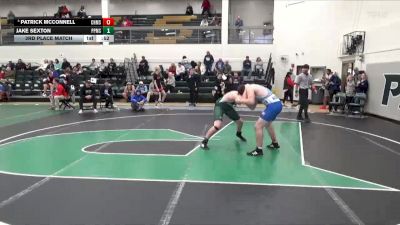 180 lbs 3rd Place Match - Patrick Mcconnell, Chelsea Middle School vs Jake Sexton, Pelham Park Middle School