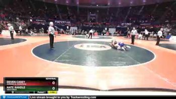 2A 113 lbs Semifinal - Nate Randle, Wauconda vs Deven Casey, Aurora (A. Christian)