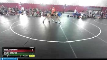 145 lbs Quarterfinals (8 Team) - Paul Grenberg, Elk River A vs Owen Breunig, Lodi