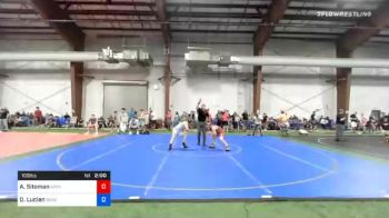 106 lbs Semifinal - Andrew Siteman, Apex vs Dominic Lucian, Seagull Wrestling Club