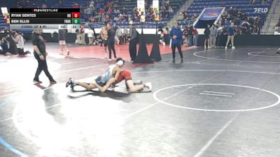 126 lbs Consi Of 8 #1 - Ryan Sentes, New Bedford vs Ben Ellis, Franklin