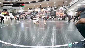 52 lbs Rr Rnd 4 - Cainen Sitzman, Tulsa Blue T Panthers vs Adain Holmes, Sallisaw Takedown Club 2