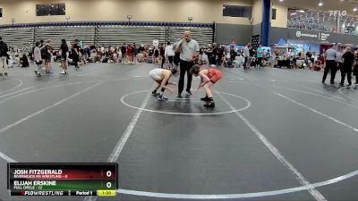 80 lbs Round 2 (8 Team) - Elijah Erskine, Full Circle vs Josh Fitzgerald, Riverheads MS Wrestling