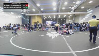 175 lbs 1st Place Match - William Theofanopoulos, Legends Of Gold LV vs Alimkhan Abdurakhimov, Valiant College Prep