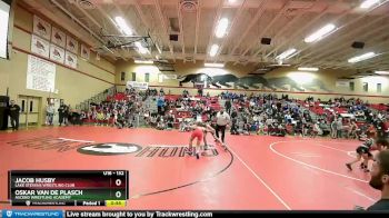 132 lbs Round 1 - Jacob Husby, Lake Stevens Wrestling Club vs Oskar Van De Plasch, Ascend Wrestling Academy