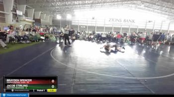 110 lbs Round 2 (4 Team) - Jacob Stirling, Western Nebraska vs Brayden Spencer, South Central Utah