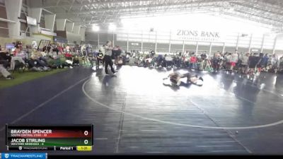 110 lbs Round 2 (4 Team) - Jacob Stirling, Western Nebraska vs Brayden Spencer, South Central Utah