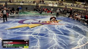 114 lbs Finals (8 Team) - Colin Phelan, Chicago Marist vs Patrick Heim, Shakopee