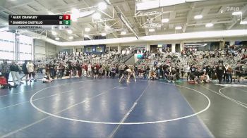 165 lbs Quarterfinal - Alex Crawley, Canyon View vs Samson Castillo, Bishop Kelly
