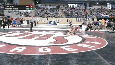 157 lbs Champ. Round 1 - Isac Perez, Whitley County vs George Dennis, Harrison County