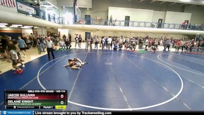 105-114 lbs Round 1 - JaeCee Sullivan, Grantsville Wrestling Club vs Delanie Knight, Sanderson Wrestling Academy