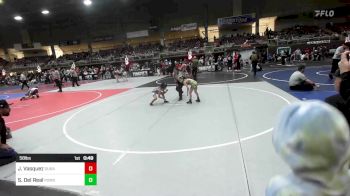 58 lbs Semifinal - Jesus Vasquez, Duran Elite vs Sier Del Real, Pomona Elite