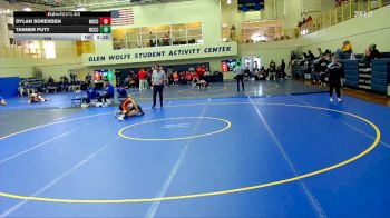 125 lbs Round 2 (6 Team) - Dylan Sorensen, Northwest College vs Tanner Putt, Neosho County Community College