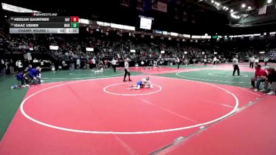 85 lbs Champ. Round 1 - Isaac Usher, MON1 vs Keegan Gauntner, BAY2