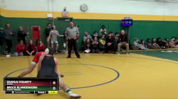 113 lbs Champ. Round 2 - Brock Blankenhorn, MOUNT VERNON vs Shamus Fogarty, ELYRIA