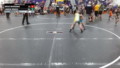 85 lbs Round 2 - Bryce Whitesides, Summerville Take Down vs Landon Vergho, Cobra Wrestling Club