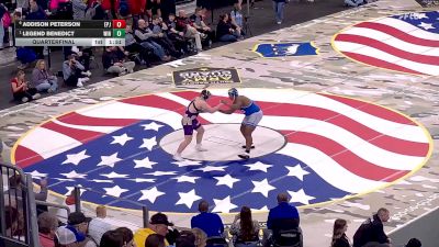 Quarterfinal - Legend Benedict, Winner vs Addison Peterson, Elk Point-Jefferson