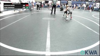 40 lbs Quarterfinal - Lochlan Dixon, Noble Takedown Club vs Kane Sherman, D3 Wrestling Cluib
