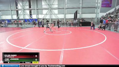 84 lbs Cons. Round 2 - Kyler Parry, Mt Spokane WC vs Coby Johnson, Oregon