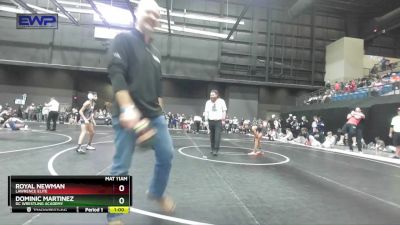 80 lbs Cons. Round 1 - Dominic Martinez, DC Wrestling Academy vs Royal Newman, LAWRENCE ELITE