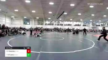 138 lbs 3rd Place - Caleb Caceres, Shawsheen vs Timothy O'Leary, Franklin