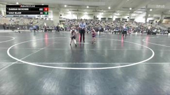 75 lbs Quarterfinal - Colt Blair, Fairview Jackets Youth Wrestling vs Damian McKown, Webb Middle School