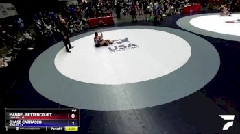 132 lbs Round 2 (16 Team) - Manuel Bettencourt, SJWA-FR vs Chase Carrasco, IEWA-FR