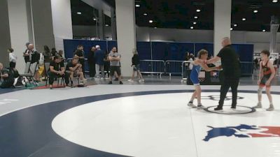35 kg Cons. Sub-semis - Luke Harshman, Wichita Training Center vs Evan Thiele, MTC - MANTANONA TRAINING CENTER