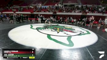 175 lbs 1st And 3rd - Zac Jaster, Comal Smithson Valley vs Angelo Ferrari, Melissa