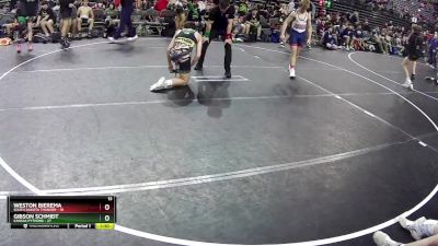 140 lbs Semis & 1st Wrestleback (8 Team) - Weston Bierema, South Dakota Thunder vs Gibson Schmidt, Kansas Pythons