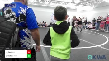 155 lbs Rr Rnd 2 - Henry Cook, Noble Takedown Club vs Carson Hudson, Choctaw Ironman Youth Wrestling