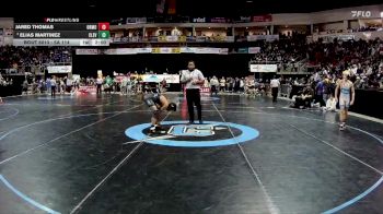 5A 114 lbs Champ. Round 1 - Elias Martinez, Cleveland vs Jared Thomas, Organ Mountain