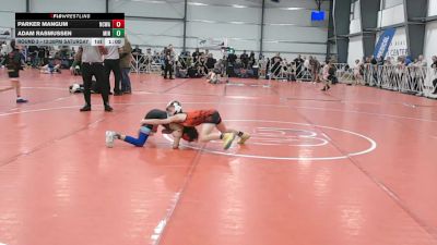 64 lbs Round 3 - 12:30pm Saturday - Adam Rasmussen, Minions vs Parker Mangum, NCWAY National Team