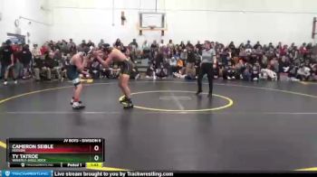 Round 1 - Cameron Seible, Hudson vs Ty Tatroe, Waverly-Shell Rock