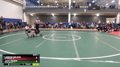 85 lbs Round 1 (6 Team) - Landon Wilson, St. Edward vs Jack Hieber, Perrysburg