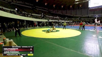 National 6-8 135 Round 3 - Tate Fitzgibbons, Smithfield Wrestling vs Aaron Mcdonald, Great Bridge Wrestling Club