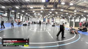 105 lbs Rd# 10- 4:00pm Saturday Final Pool - Braden Heath, Oklahoma Elite vs ALEJANDRO VARGAS, West Coast Riders
