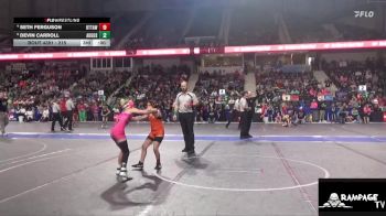 90 lbs Quarterfinal - Minnie Evans, Ogden`s Outlaws vs Ruby Baxter, Russell Wrestling Club