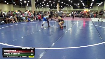 138 lbs Champ. Round 1 - Karmel Thompson, Woodstock City Wrestling vs Sammy Favaza, Wrestling Academy Of Louisiana