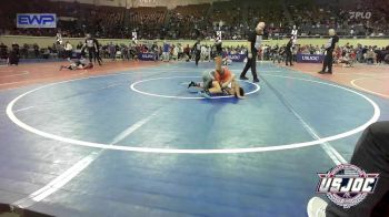 96 lbs Round Of 16 - Joe Hinz, Weatherford Youth Wrestling vs Isaiah Gonzales, Wesley Wrestling Club