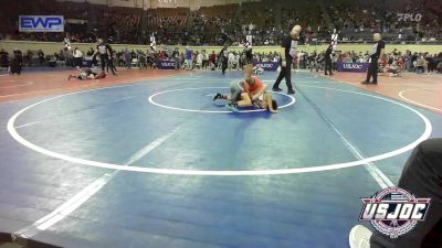 96 lbs Round Of 16 - Joe Hinz, Weatherford Youth Wrestling vs Isaiah Gonzales, Wesley Wrestling Club