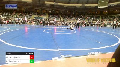 55 lbs Consi Of 32 #2 - Maverick Carruthers, St. Paul vs Colt Thompson, Nebraska Elite