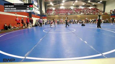 170 lbs Semifinal - Luke Black, Jenks vs Mekko Moore, Bristow