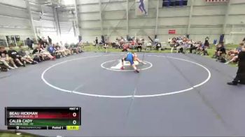 145 lbs Semis & 1st Wrestleback (8 Team) - Beau Hickman, Oklahoma Blue FS vs Caleb Cady, Wisconsin Red