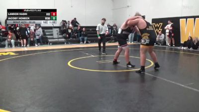 JV-26 lbs Round 3 - Jacoby Honeck, West Marshall vs Landon Kaski, Riceville