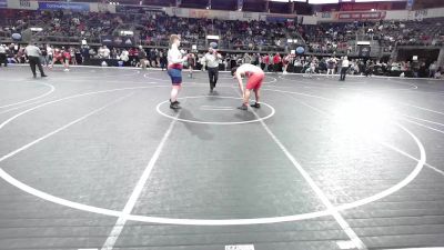 288 lbs Rr Rnd 1 - Josh Feliciano, Claremore Wrestling Club vs Garrett Mathis, Webb City Youth Wrestling