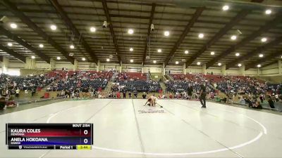 115 lbs Quarterfinal - Kaura Coles, Montana vs Anela Hokoana, Hawaii